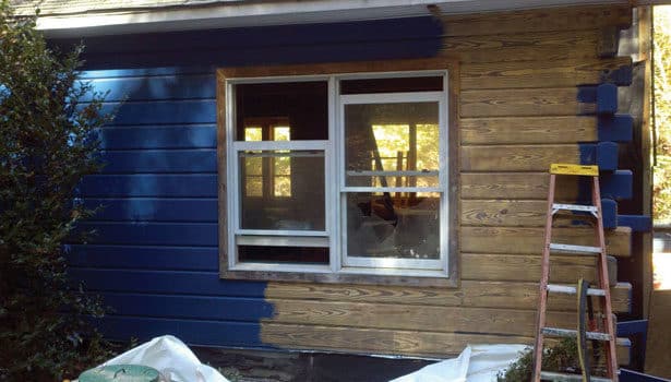 exterior wood paint removal