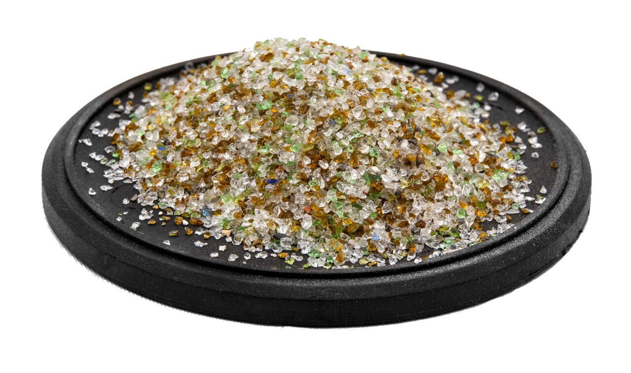 Crushed Glass Blast Media EcoFriendly Abrasive ESCA Blast